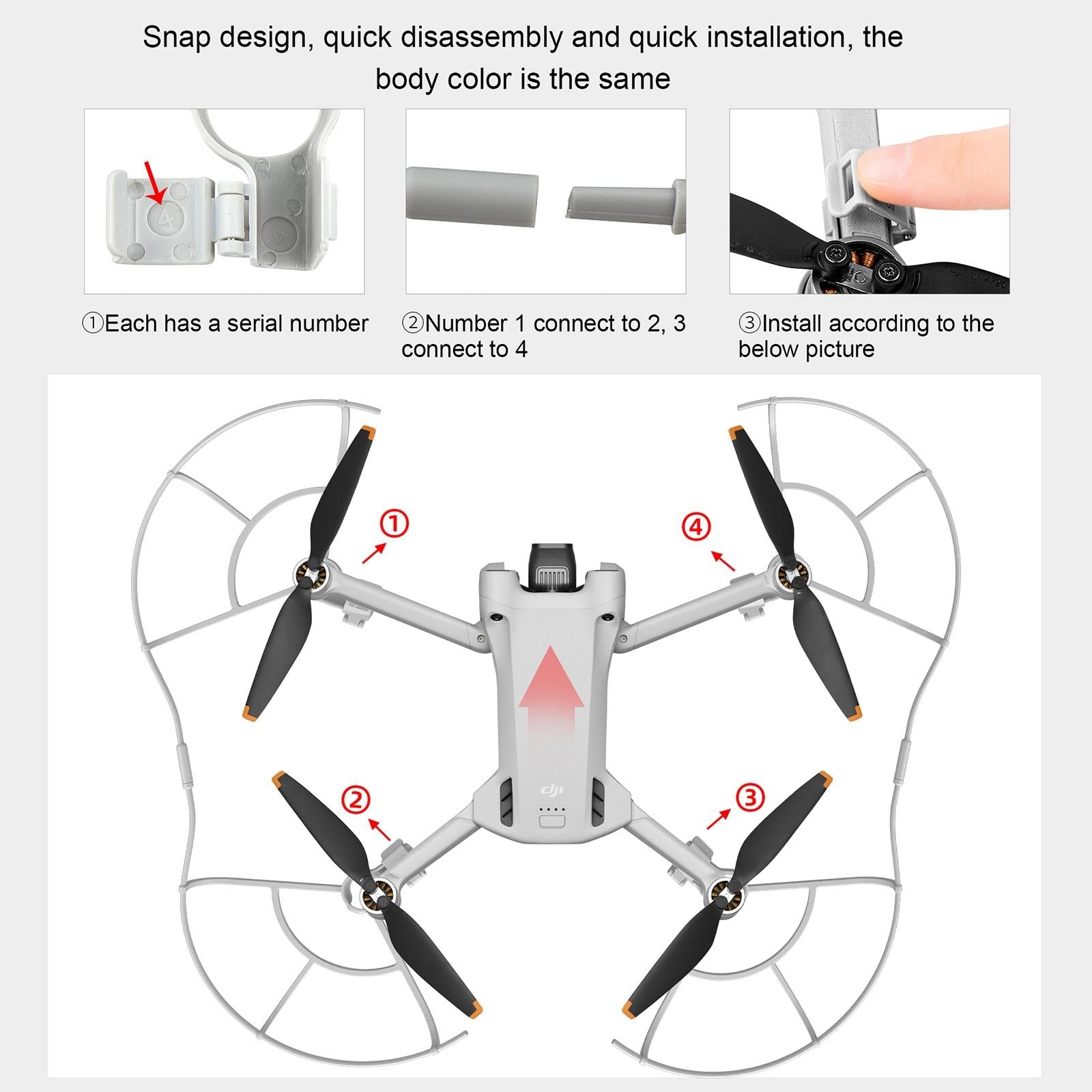 Protective Propeller Guard For Dji Mini 3 Pro Drone-1915196556458463238