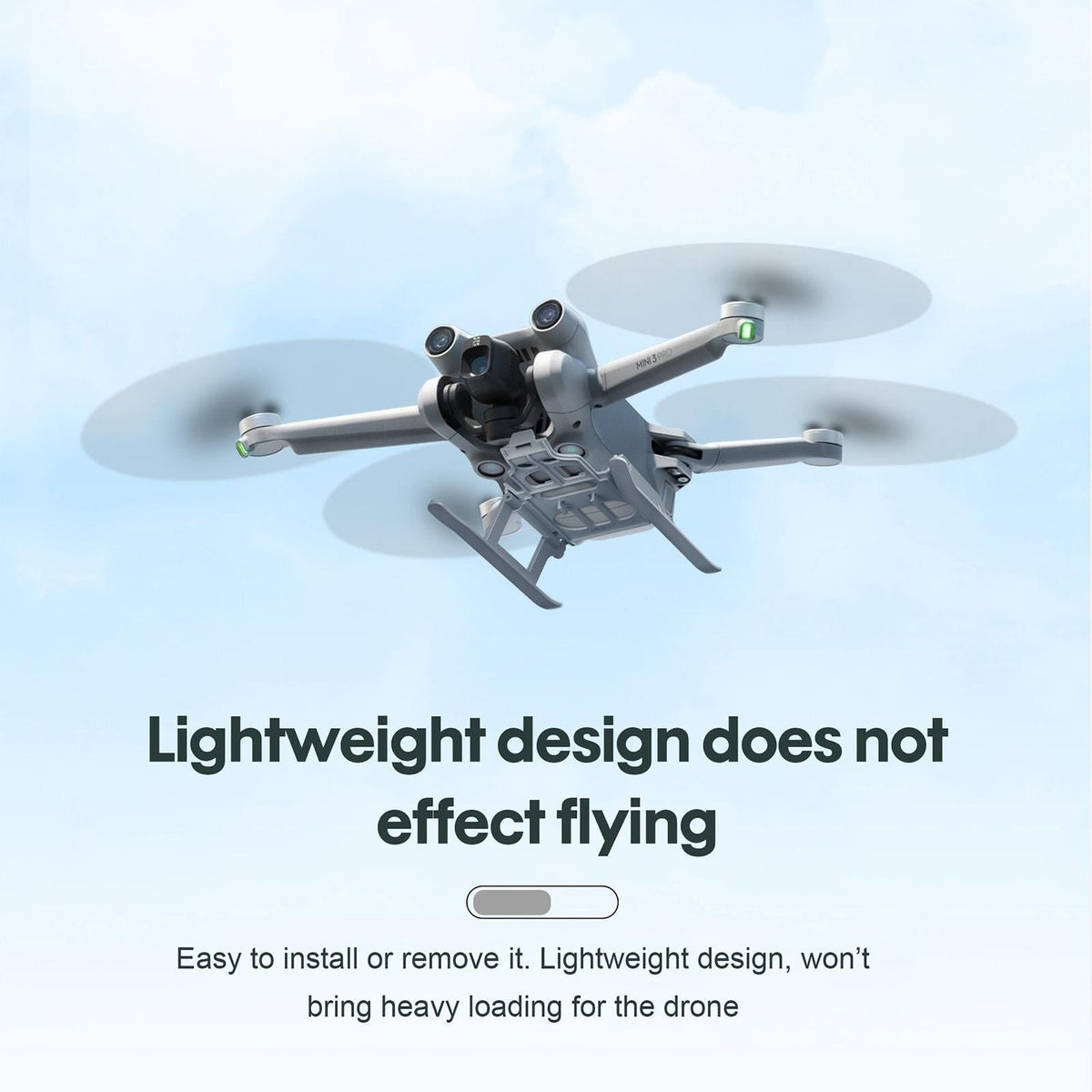 Heightened Landing Gear For Dji Mini 3 Pro - Anti-Fall Anti-Dirt Folding-1964932152894296069