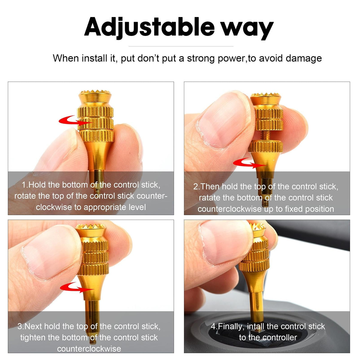 Adjustable Detachable Rocker Joystick For Dji Mini 3 Pro Remote-1915196561432907782
