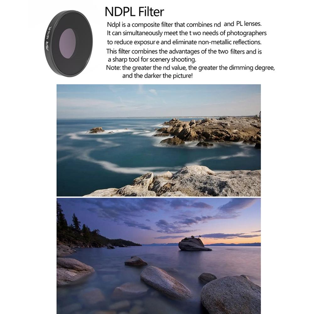4-In-1 Lens Filter Set For Dji Action 3 - Nd8Pl Nd16Pl Nd32Pl Nd64Pl-1915197868734550020
