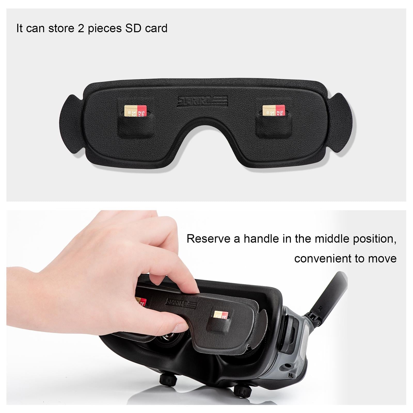 Dustproof Storage Holder For Dji Goggles 2 / Avata Goggles - Memory Card Lens And Antenna Cover-1915196488598818819