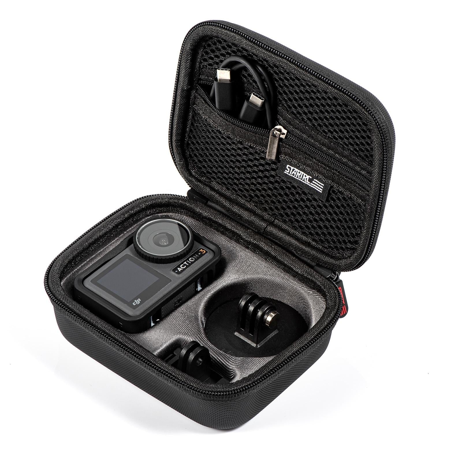Carry Case With Carabiner And Strap For Cameras-1915196672355471364
