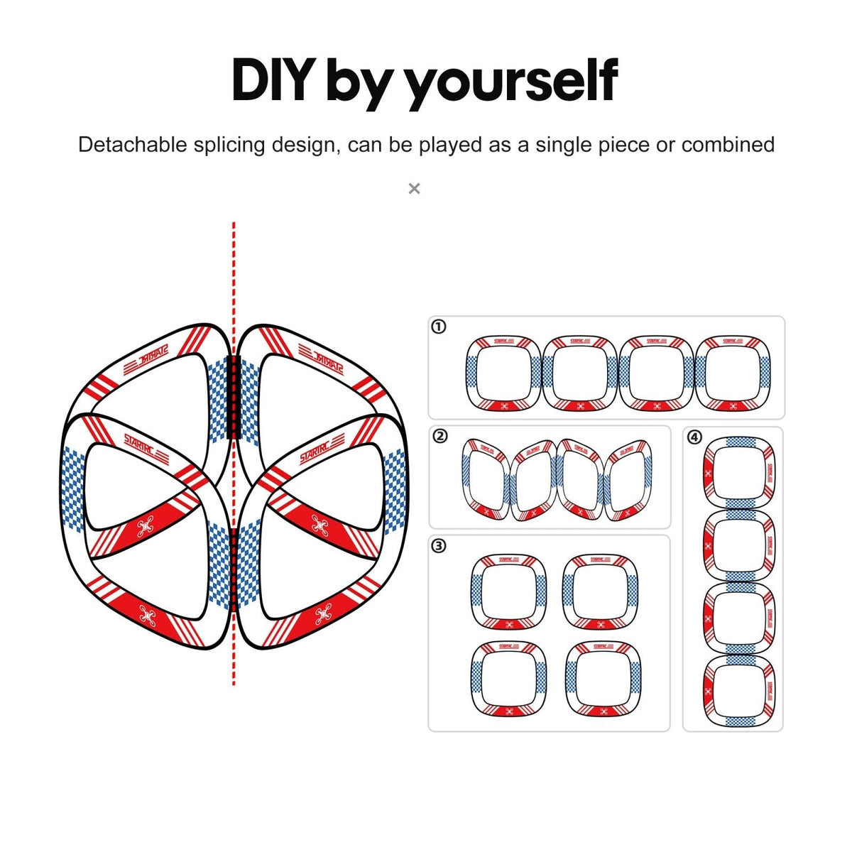 5-In-1 Drone Obstacle Course With Gate And Gantry-1915197095380389891