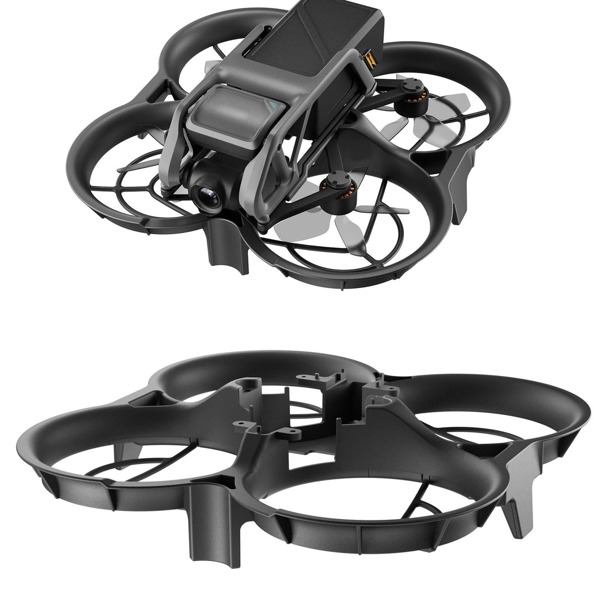 Anti-Collision Drone Propeller Guard - Protective Ring 17.8 X 17.8 X 4Cm-1964932171441508358