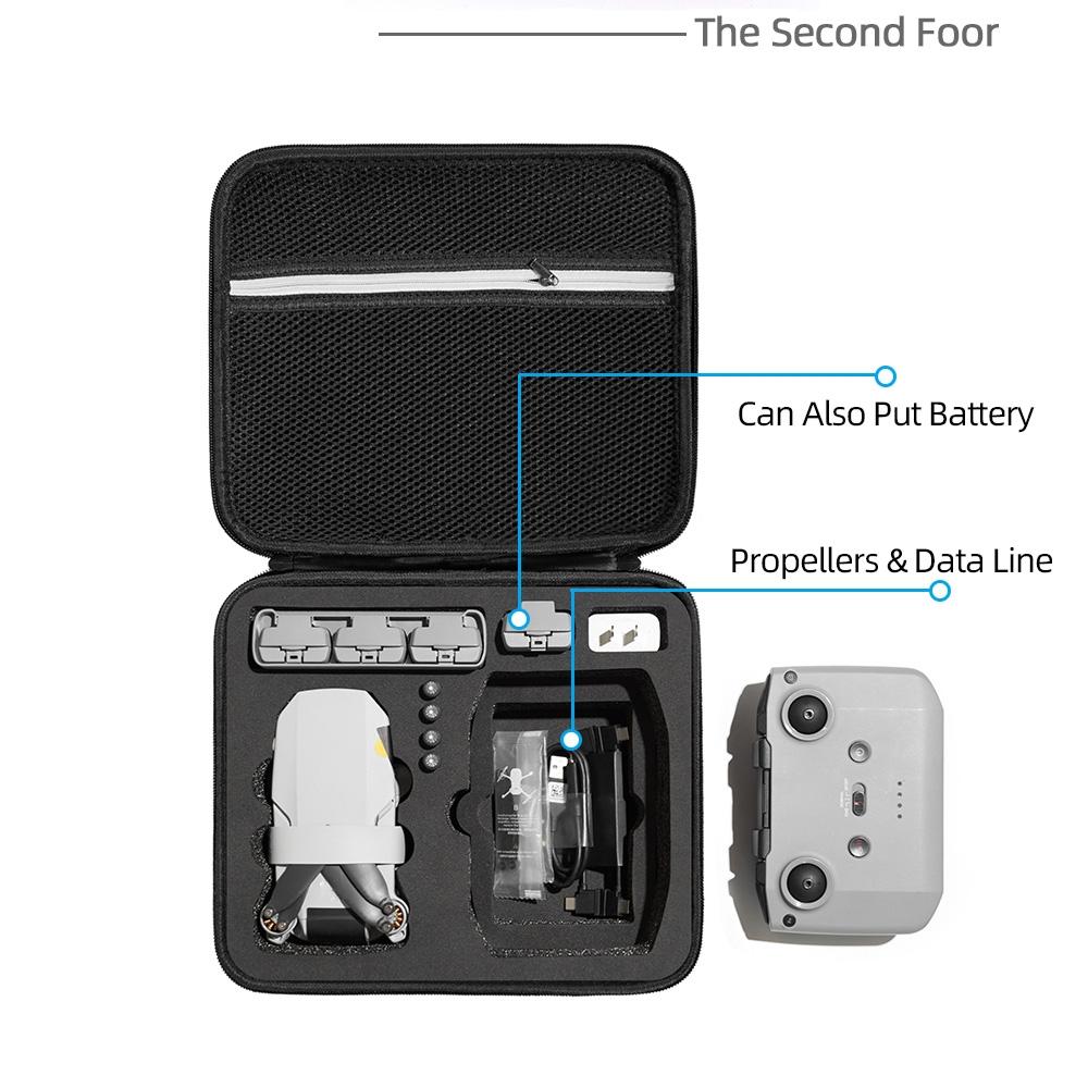 Shockproof Carrying Case For Dji Mini 2 Se - Square Shape-1915196685076795395