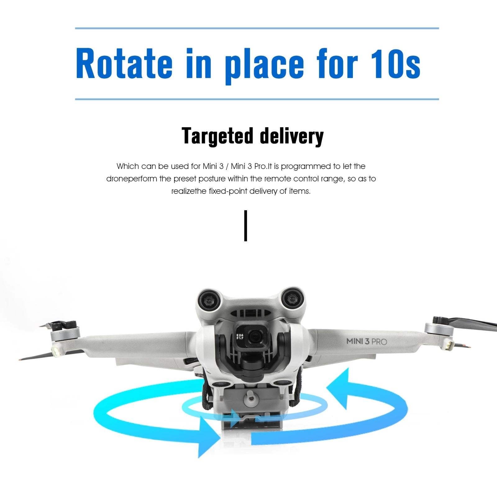 Parabolic Air Dropper For Dji Mini 3 / 3 Pro - Thrower Bracket-1915196554772353029
