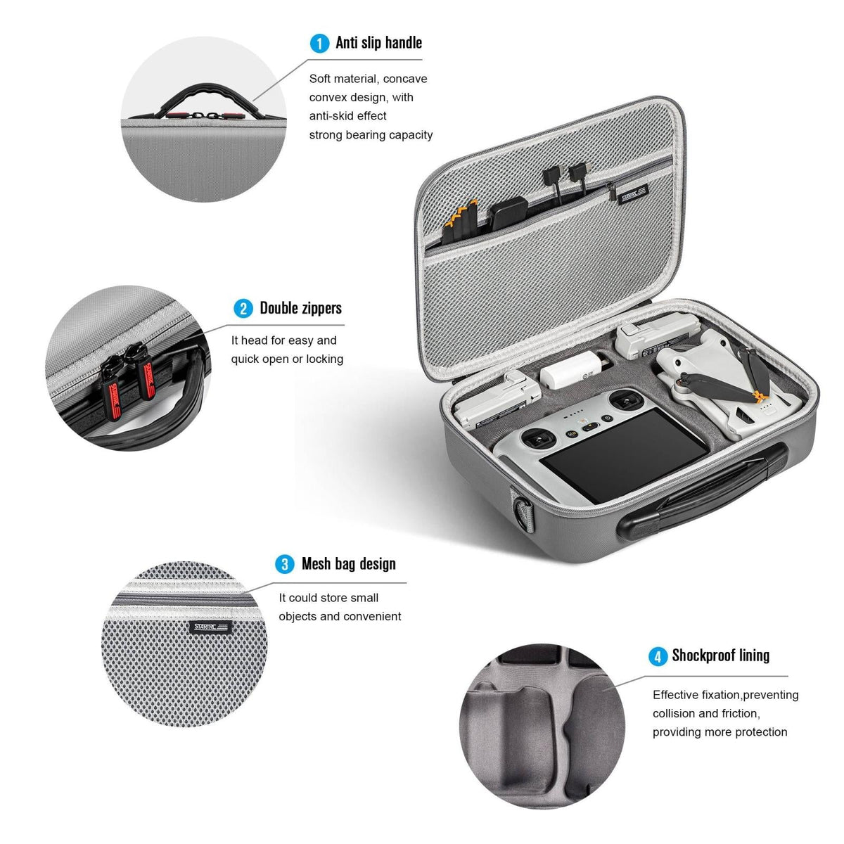 Waterproof Shoulder Bag For DJI Mini 3 Pro Storage-1964932152567140358