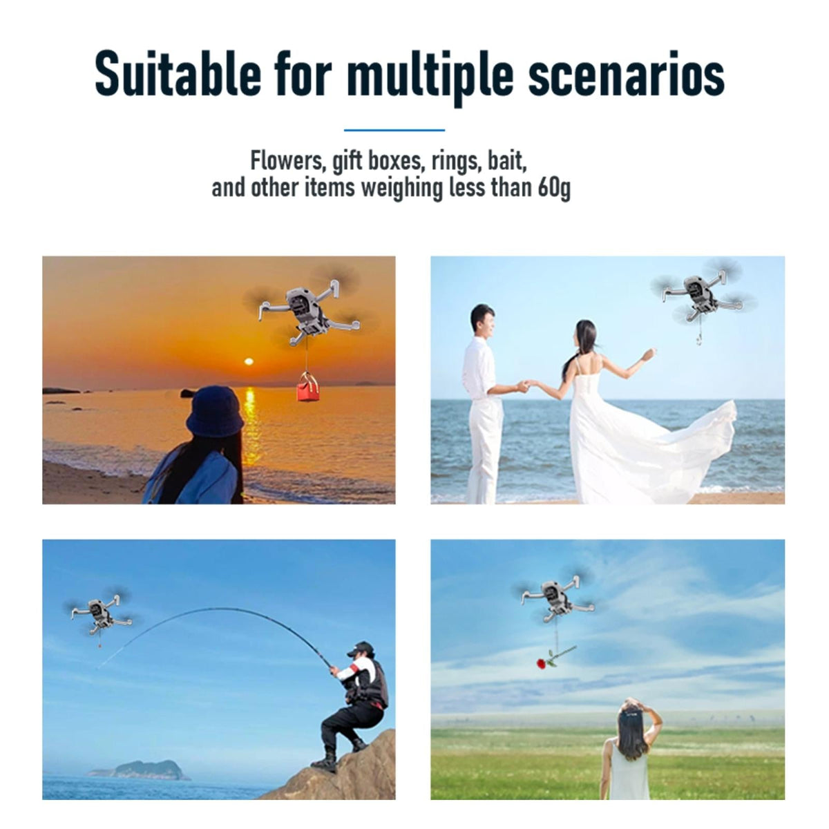 Parabolic Bracket For Dji Mini 2 / Mini 2 Se Air Dropping System-1922443412661997573