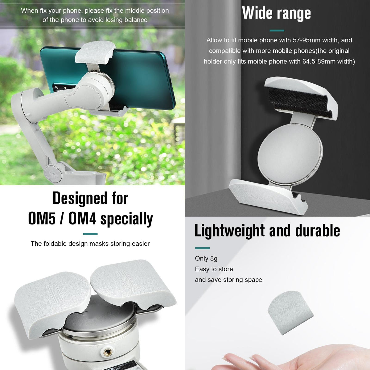 Om4 Handheld Gimbal Magnetic Buckle Expansion Bracket-1915196547621064707