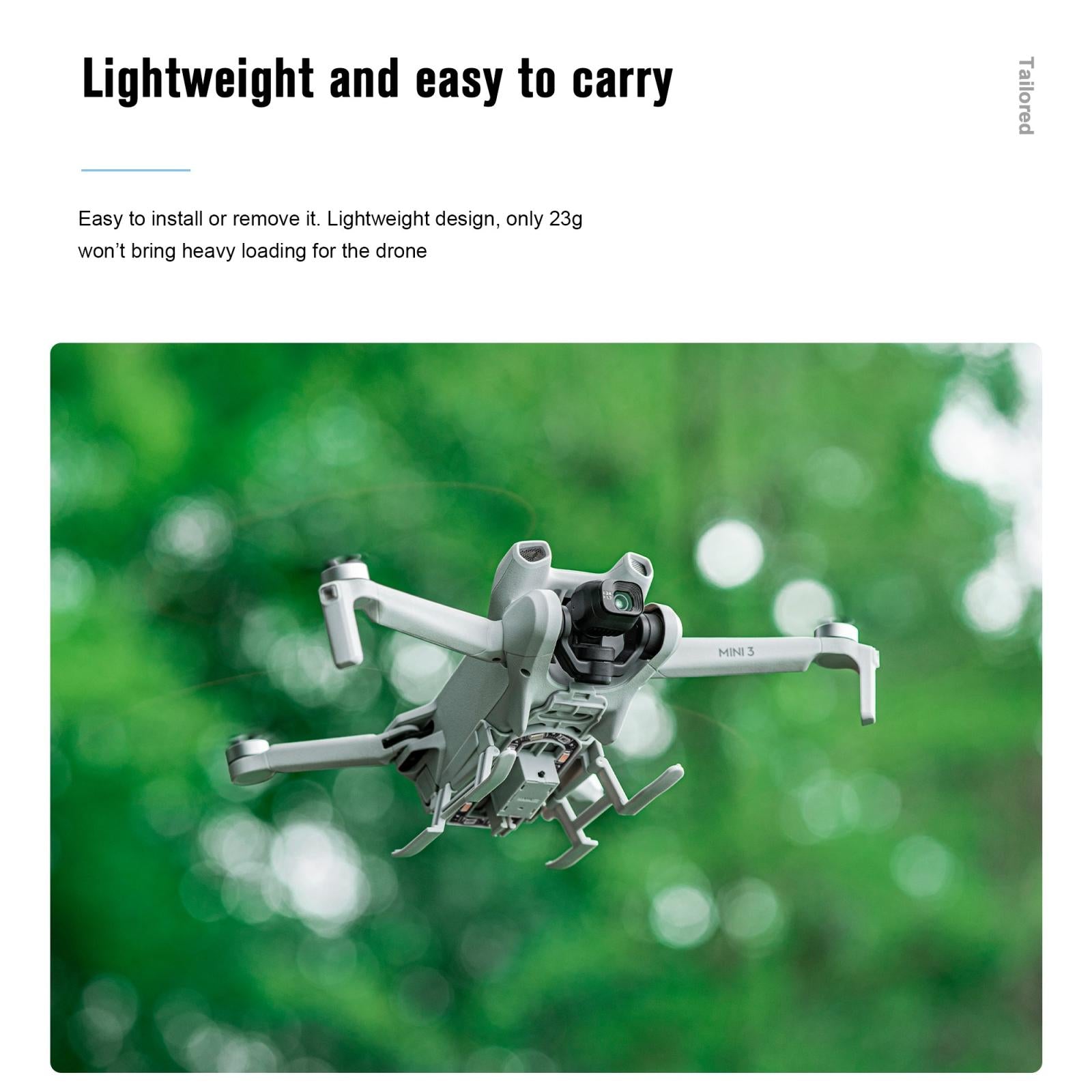 Foldable Landing Gear For Dji Mini 3 - Anti-Fall & Heightened-1964932151904440326