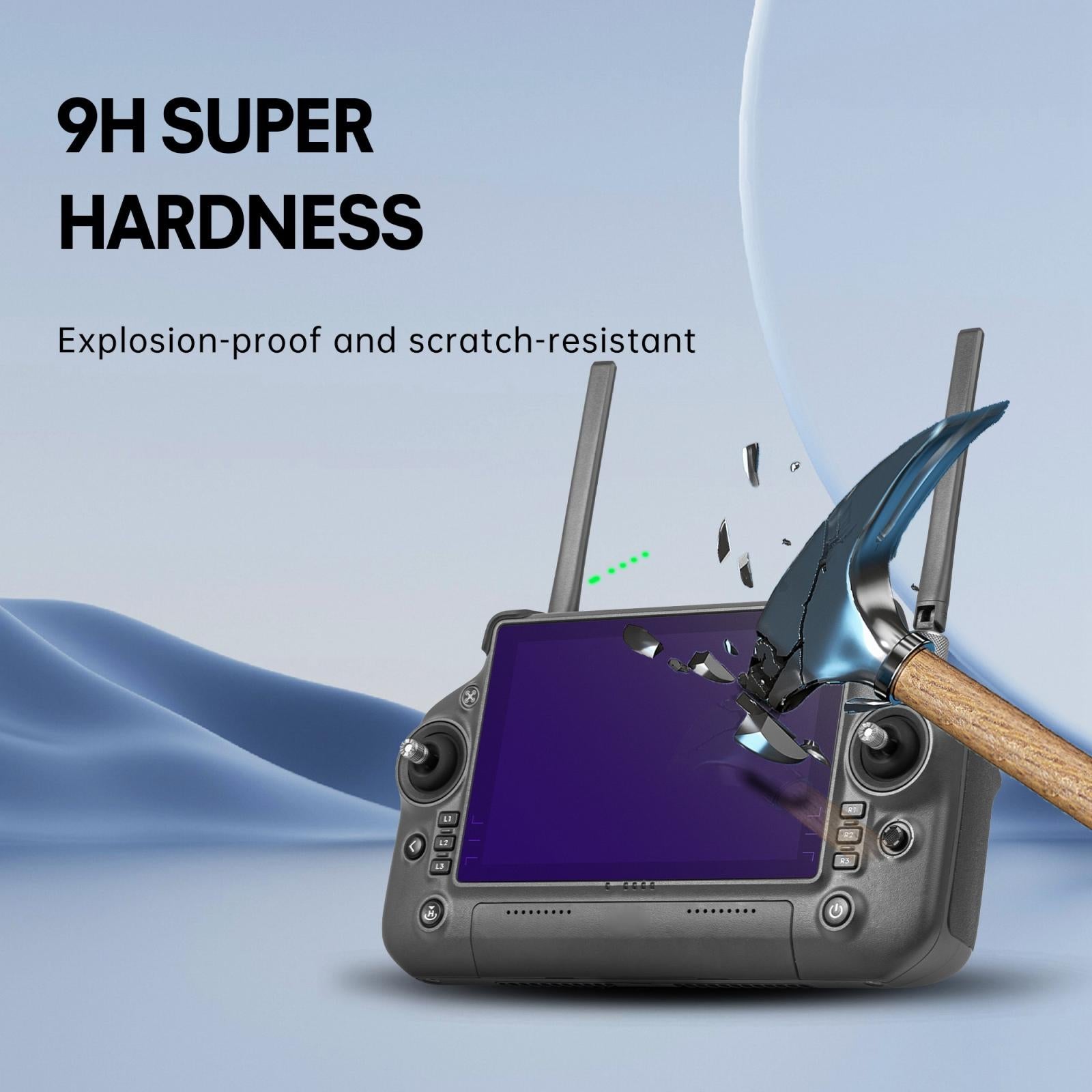 2-Pack Tempered Glass Film For Dji Rc Plus - Screen Eye Protection-1915197287404015620