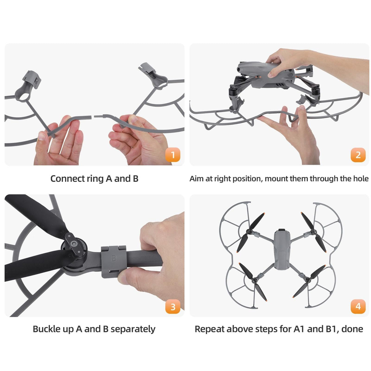 Drone Propeller Guard - Anti Collision Ring-1915196551366578181