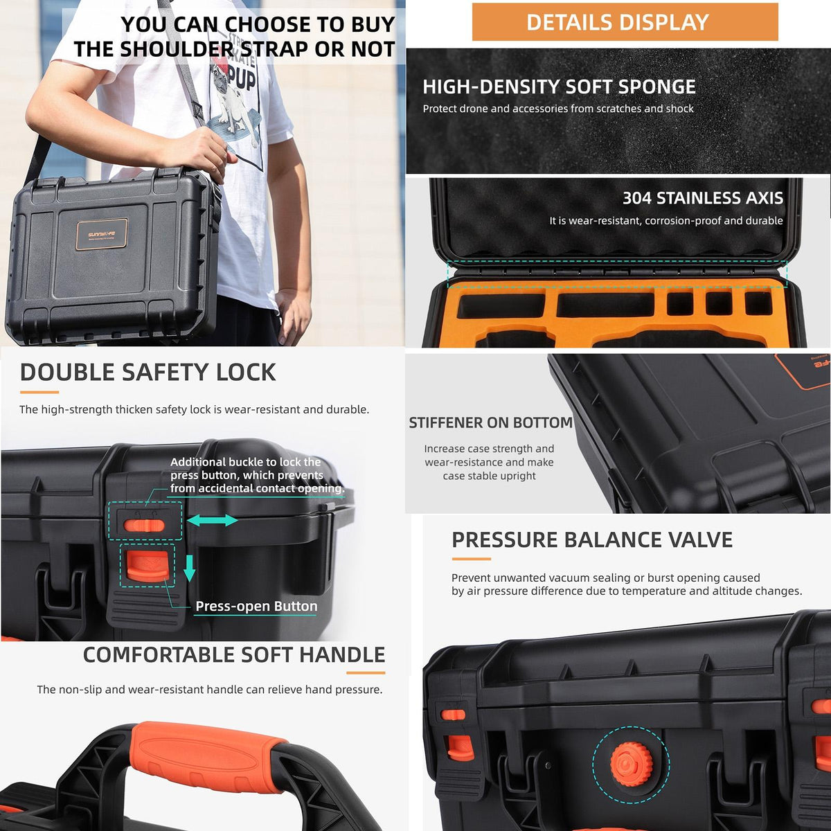 Waterproof Hard Travel Case For Safe Carrying-1915196768136597508