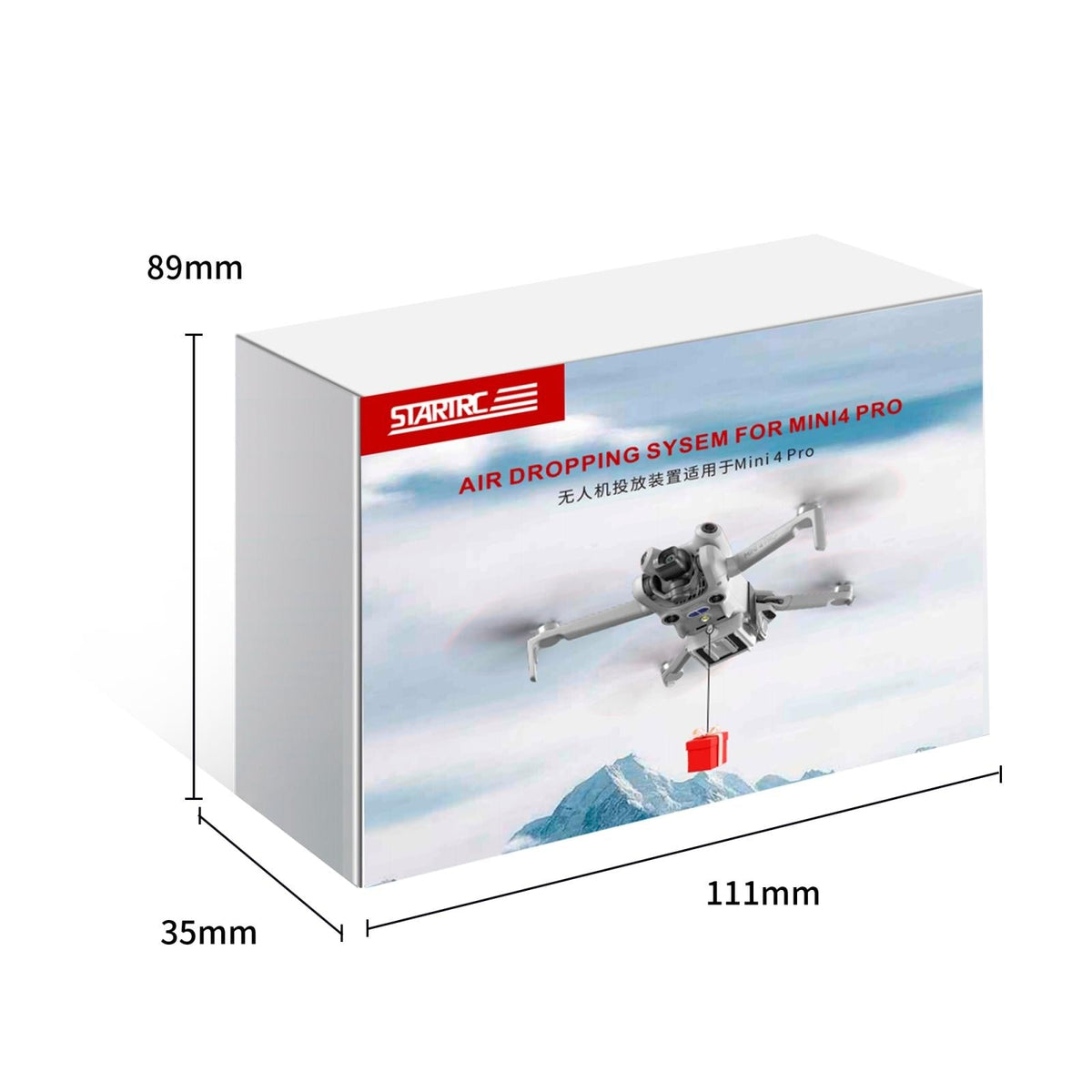 Mini 4 Pro Magnetic Air Dropper Parabolic Bracket-1915196554550054917