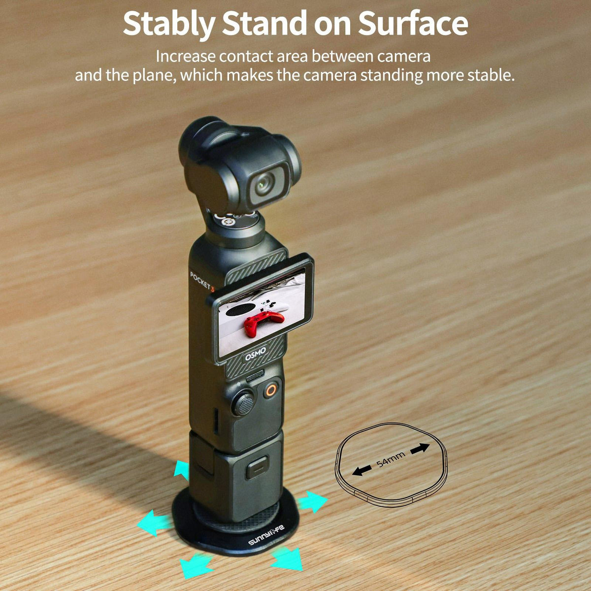 Metal Magnetic Base With 1 / 4 Adapter And Pivot Stand-1915196791079440391