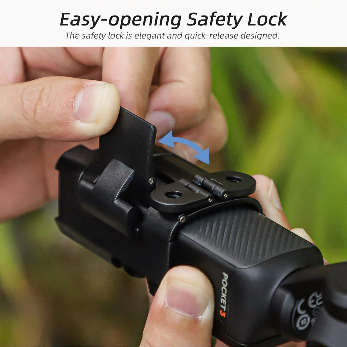 Foldable Dual Hooks Adapter For Dji Pocket 3 - Protective Case Bracket-1915196487210504199