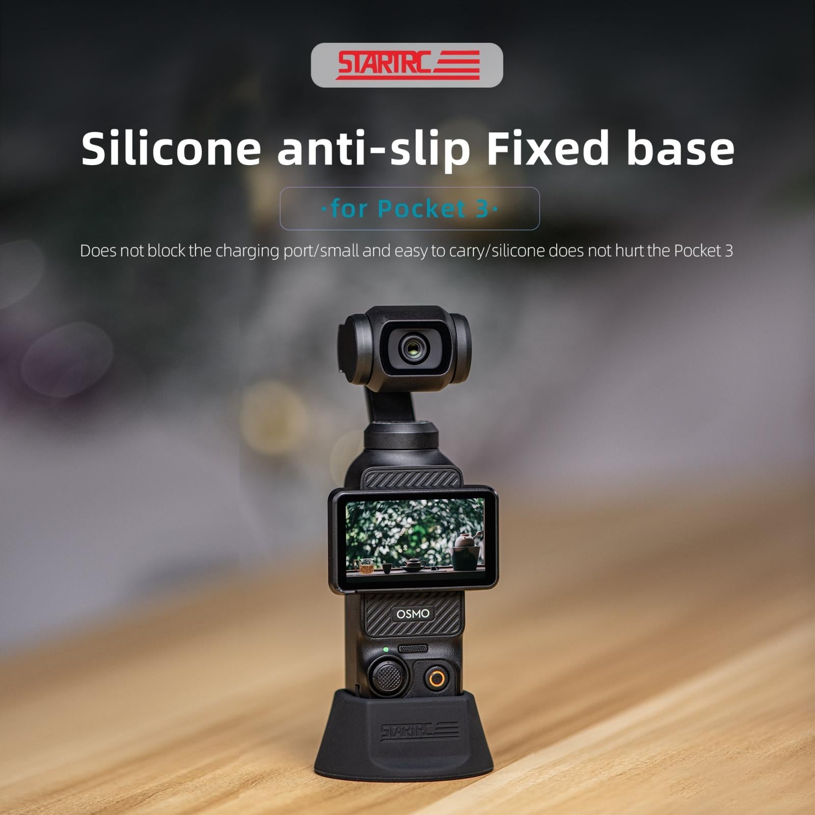 Silicone Desktop Base For Dji Pocket 3 - Bracket-1922443409889562626