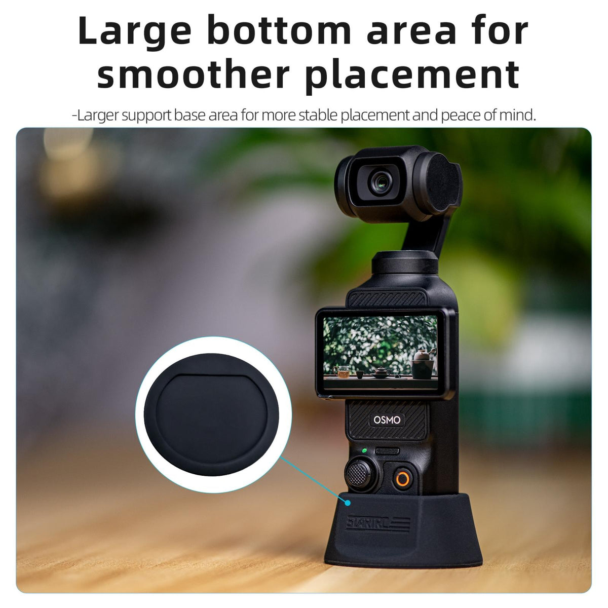 Silicone Desktop Base For Dji Pocket 3 - Bracket-1922443409889562627