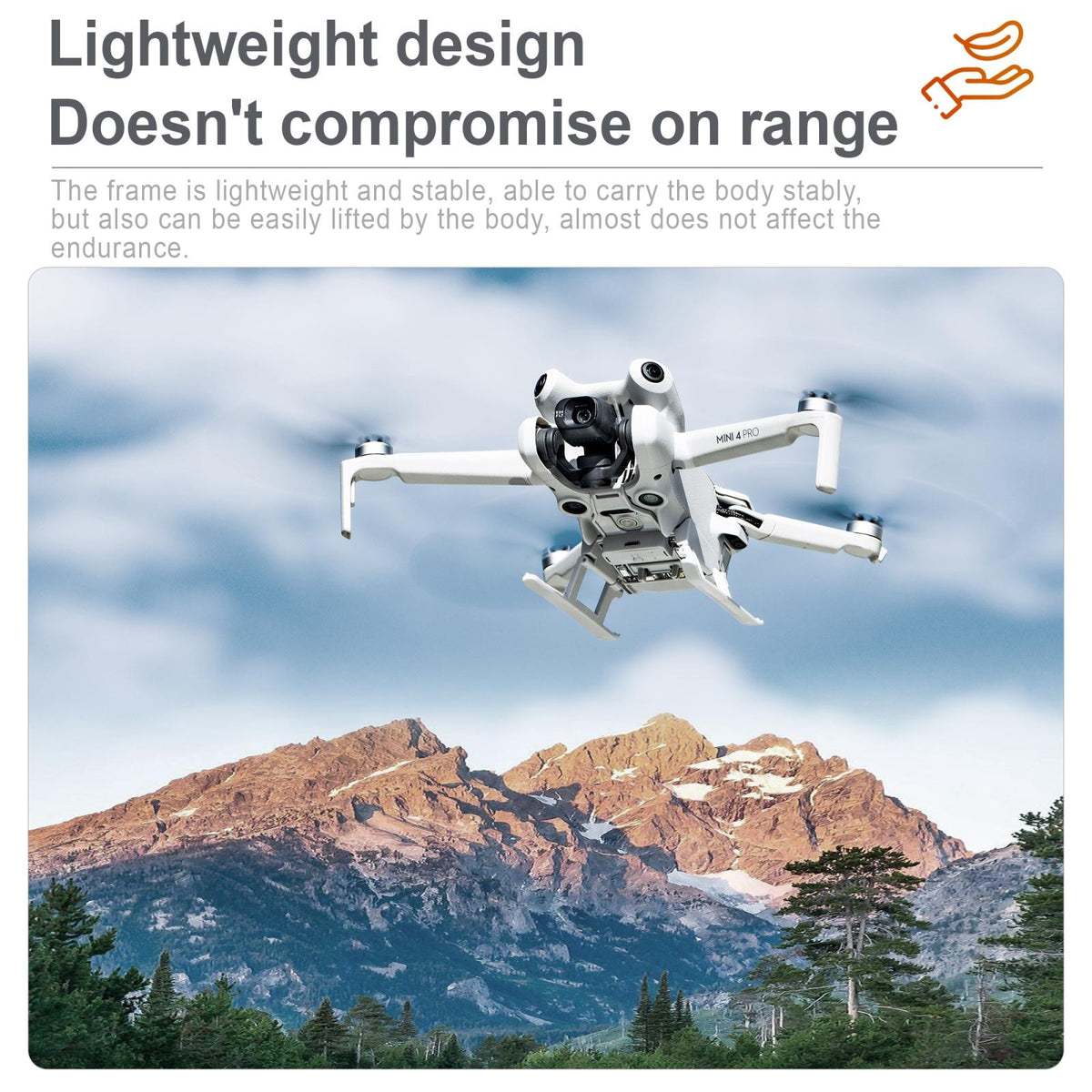 Foldable Landing Gear Training Rack For Dji Mini 4 Pro-1915196552788447237