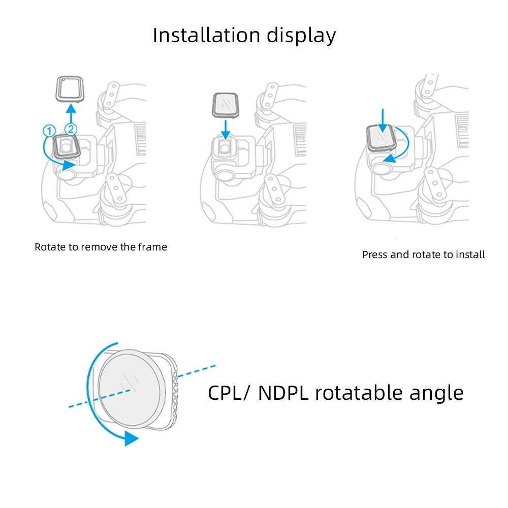3-In-1 Lens Filter For Dji Mavic Air 2 Drone-1915197098610003974
