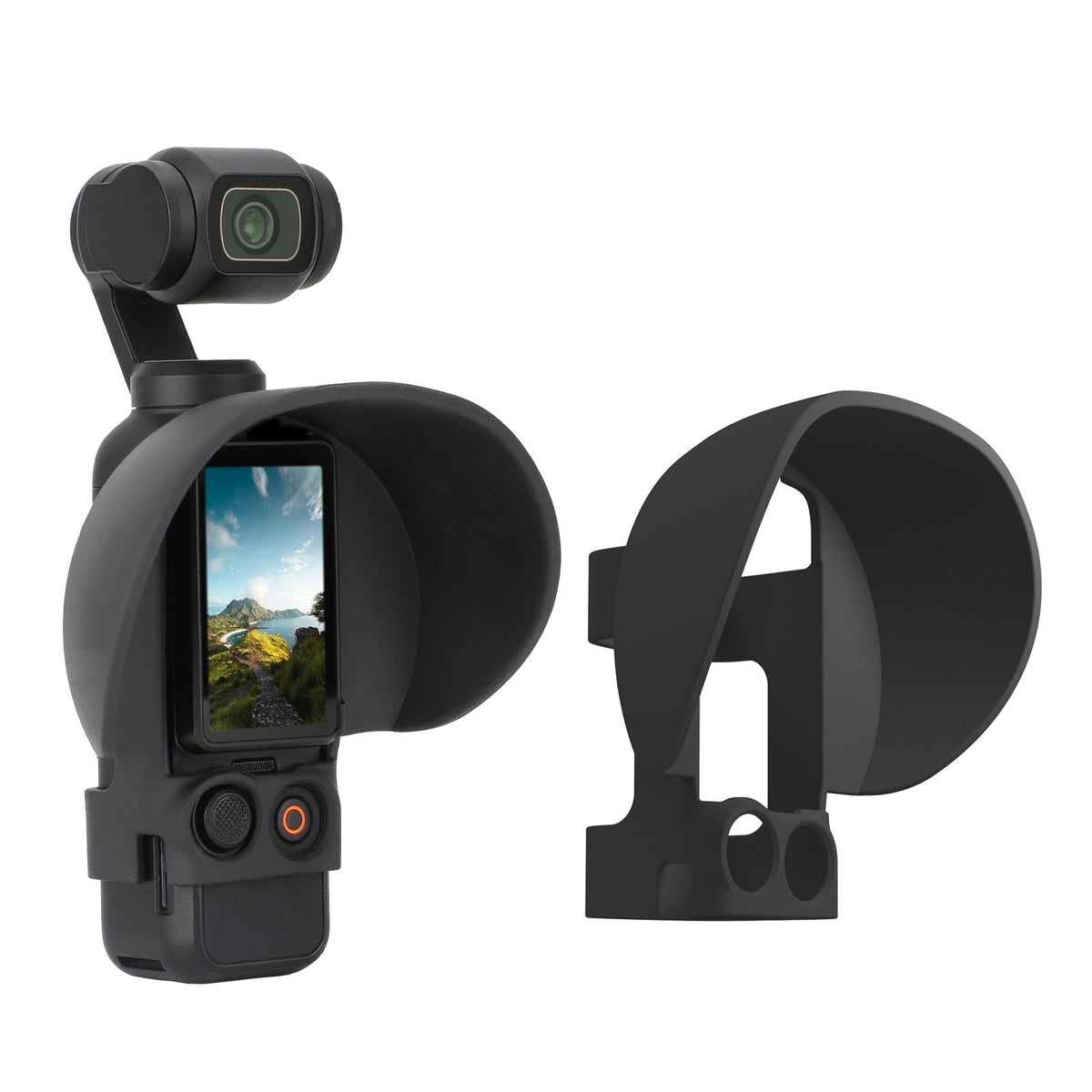 Protective Sunshade Hood For Dji Pocket 3 Screen-1915196738143129608
