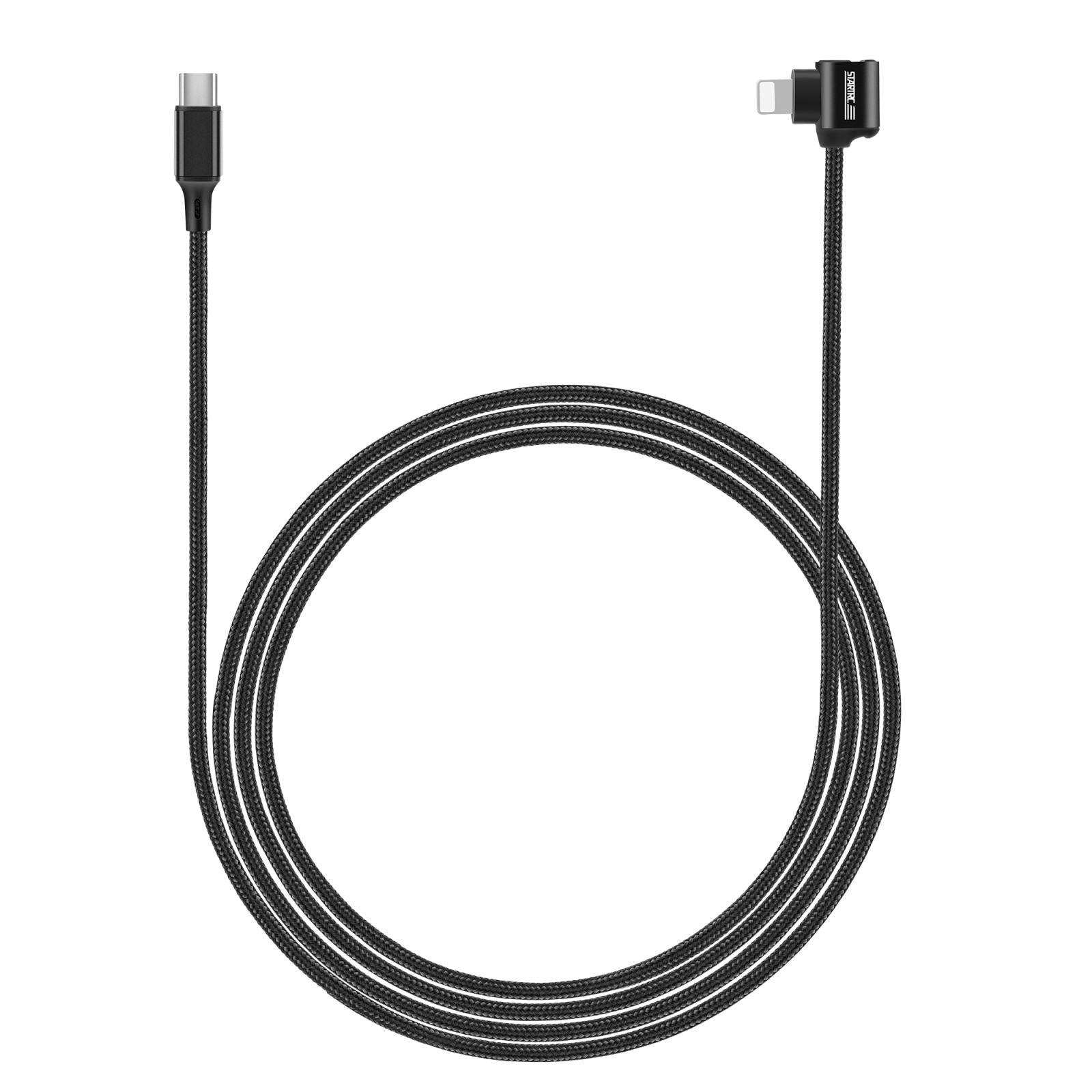 1.2M Dual Way Data Cable For Dji Fpv Goggles - Type C To 8 Pin Elbow-1915196729792270337