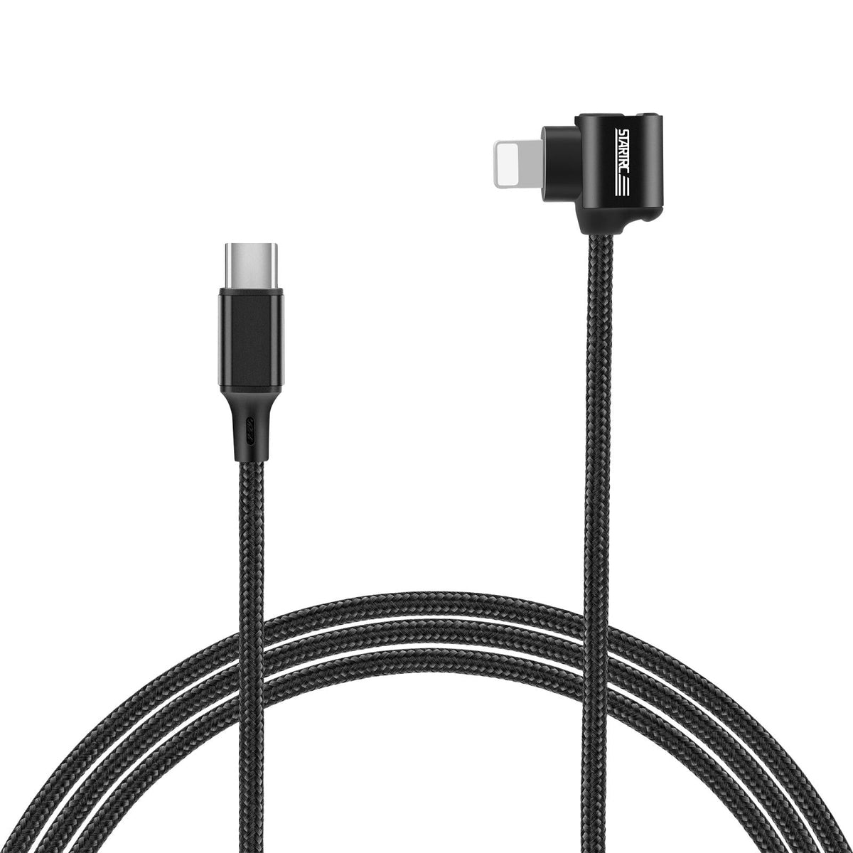 1.2M Dual Way Data Cable For Dji Fpv Goggles - Type C To 8 Pin Elbow-1962691921914761216