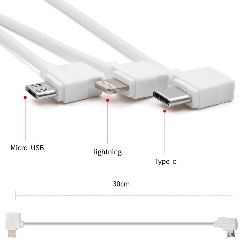 Universal Connector Cable For Dji Mavic Mini / Air And Shark Remote - Compatible With Multiple Devices-1915196639446962179
