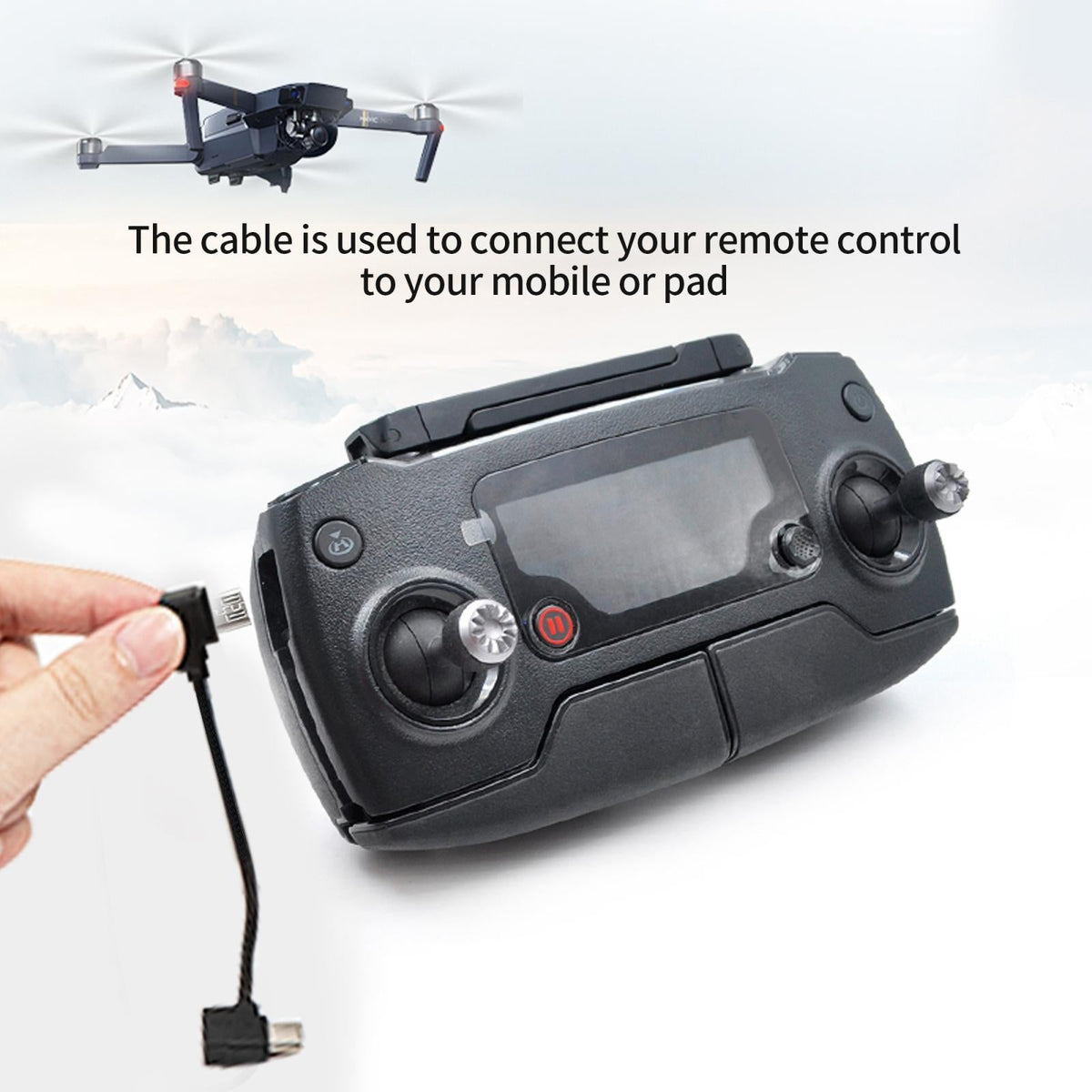 Universal Connector Cable For Dji Mavic Mini / Air And Shark Remote-1922443401278656516