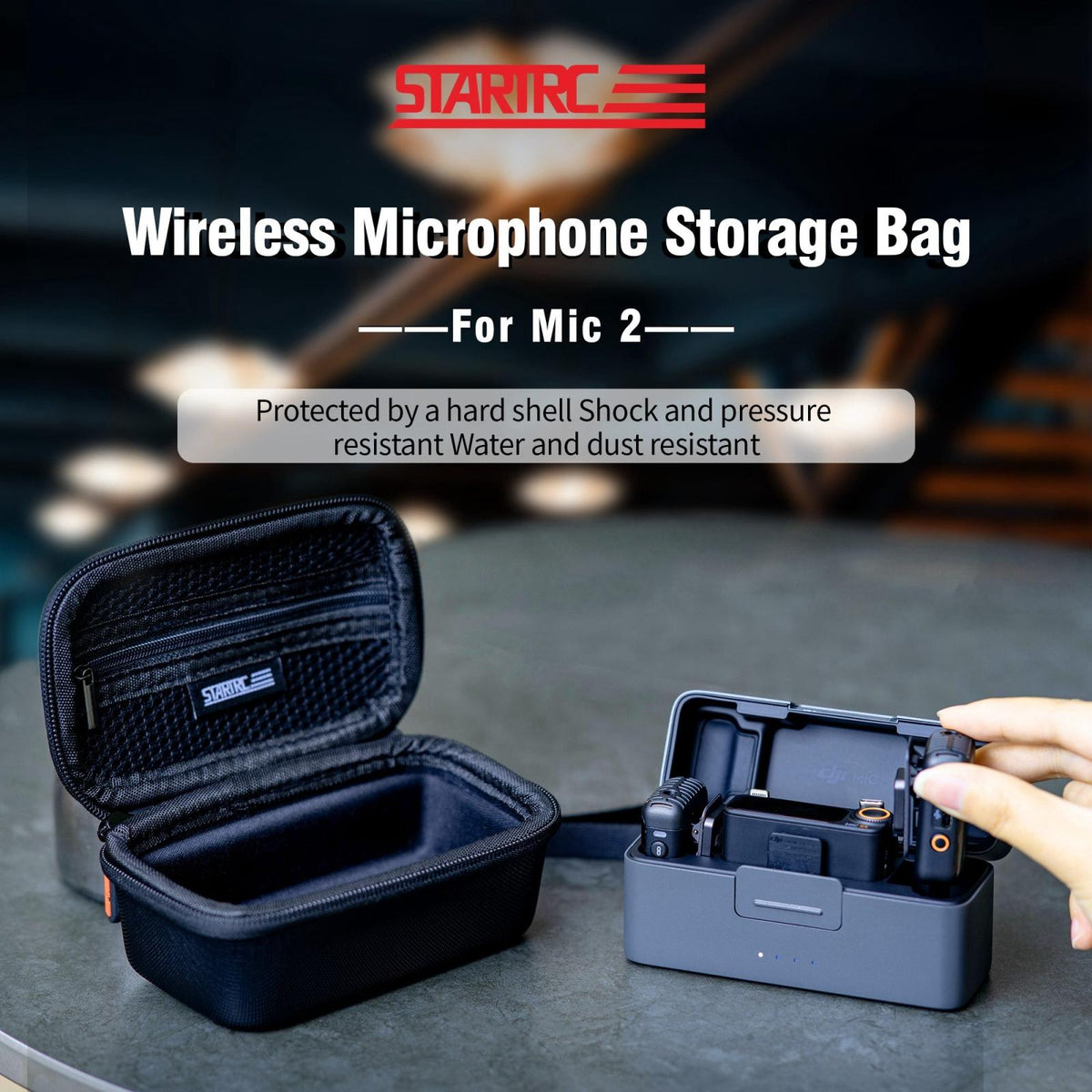 Portable Diamond Texture Carry Case With Carabiner And Strap-1915196676688187393