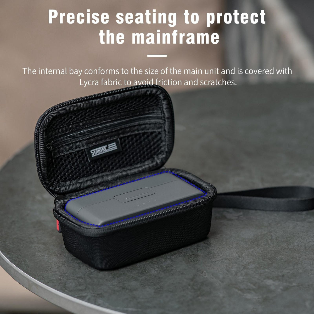 Portable Diamond Texture Carry Case With Carabiner And Strap-1915196676688187397