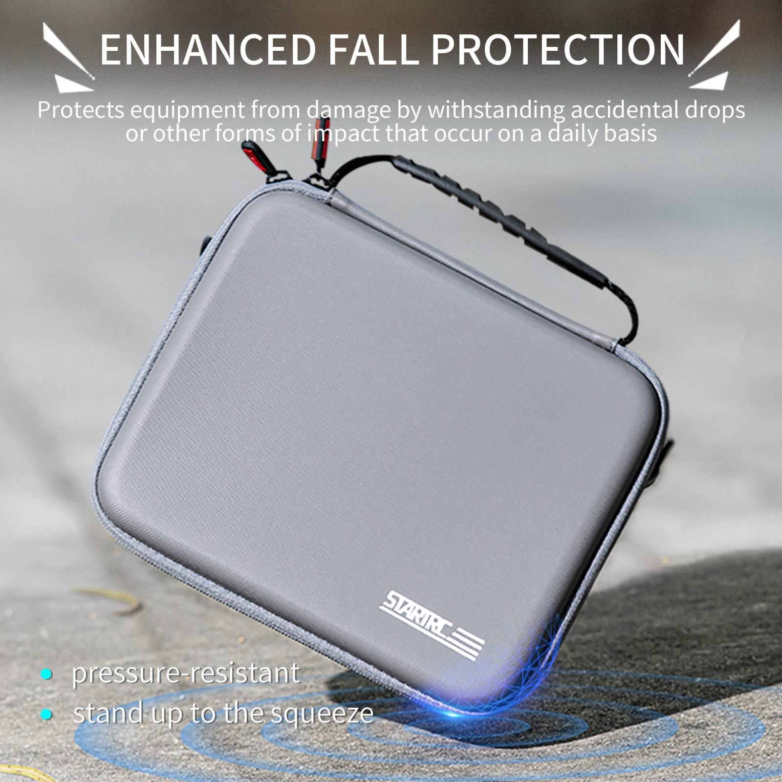 Compact Carrying Case For Dji Pocket 3 - Portable Pu Storage Box-1915196546387939333