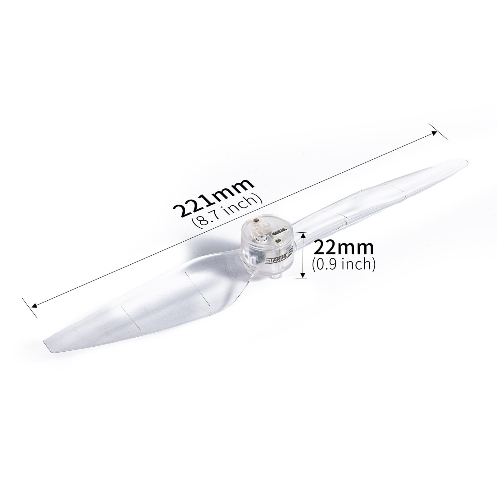 Low Noise Led Propellers - 2 Pairs-1915196606693642244