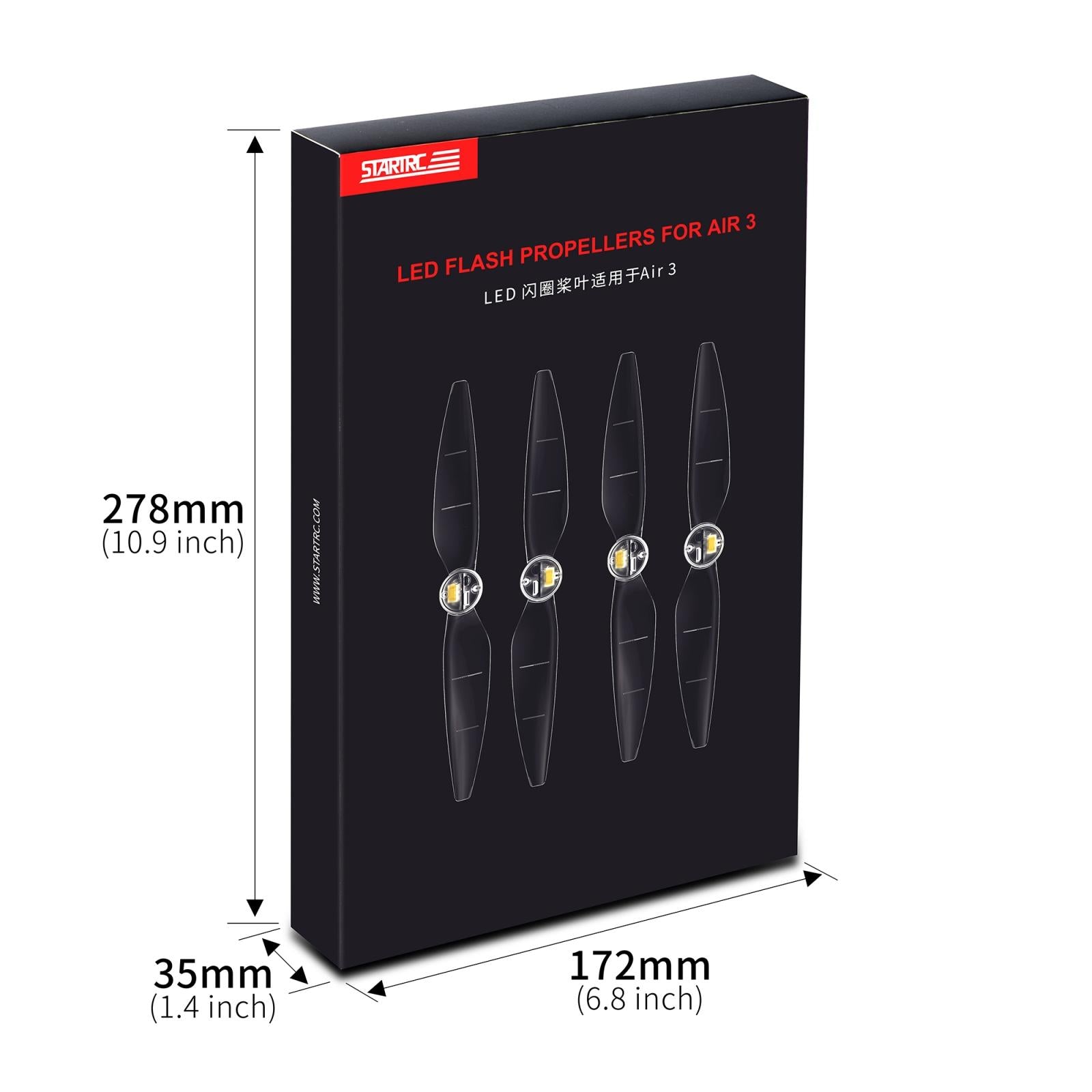 Low Noise Led Propellers - 2 Pairs-1915196606693642245