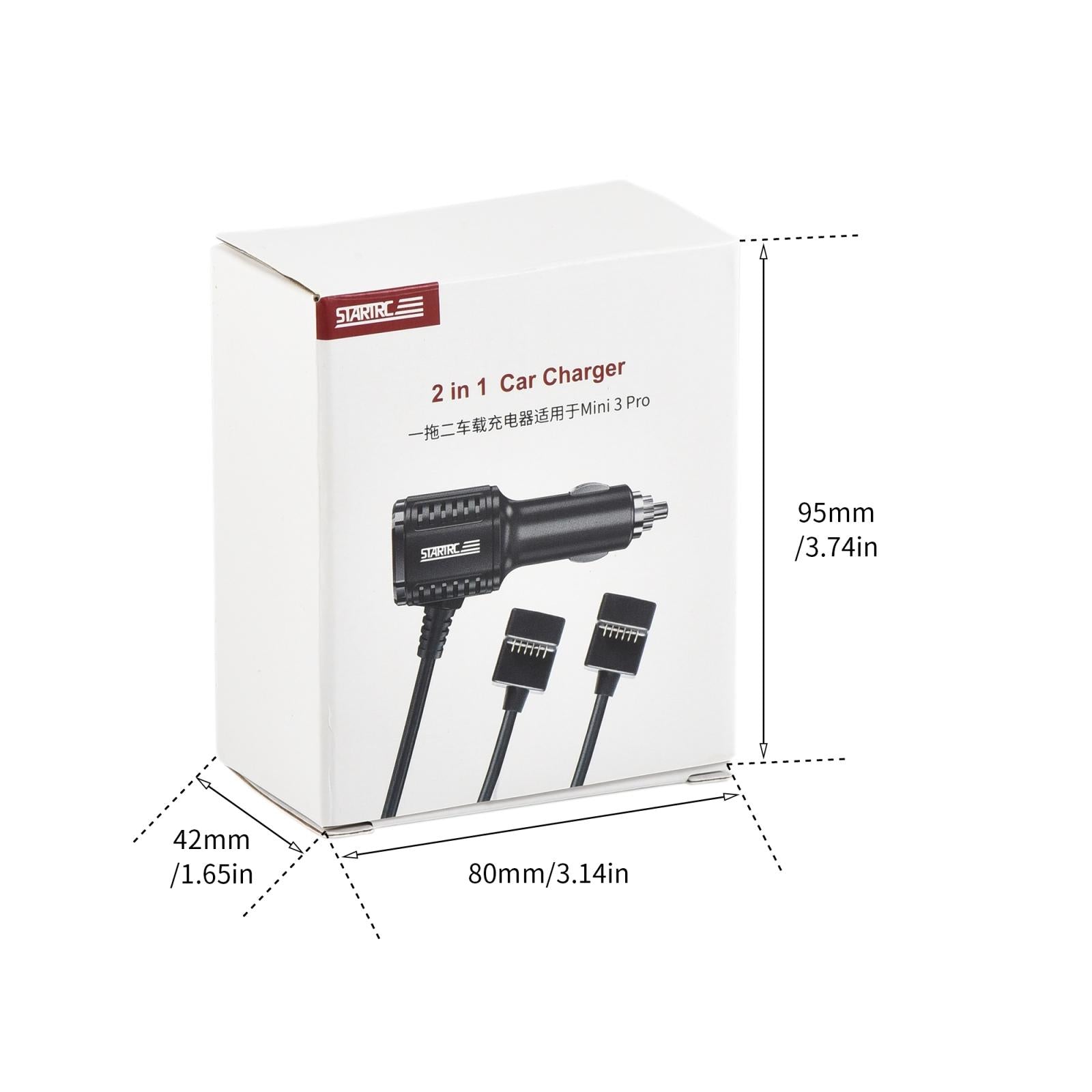 2-In-1 Car Charger For Dji Mavic Mini / 3 Pro With Battery And Remote Control-1964932173534466055