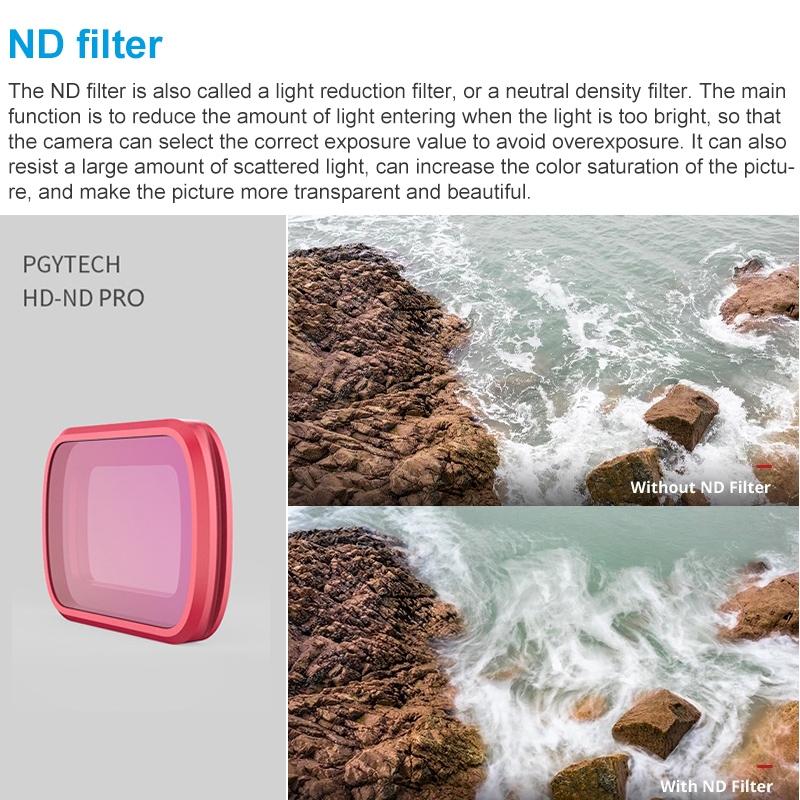 Professional Diving Lens Filter Set For Dji Pocket - Cpl / Nd8 / Nd16-1915197271960588295