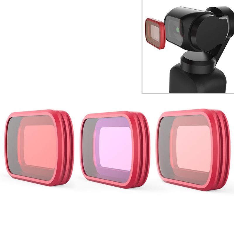 Professional Diving Lens Filter Set For Dji Pocket - 3 Pack-1915197721803886600