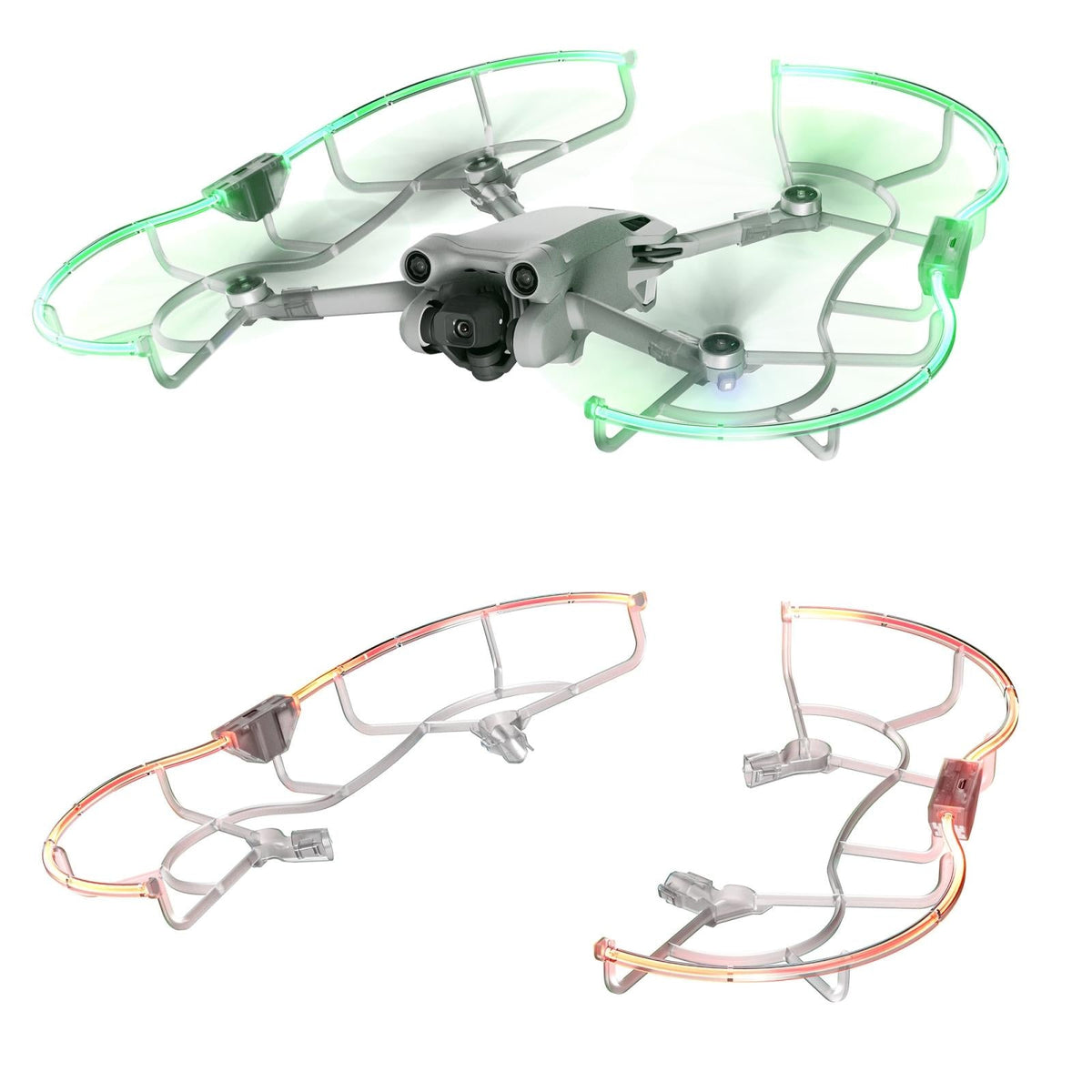Anti-Collision Led Propeller Guards For Drones-1915196601681448969