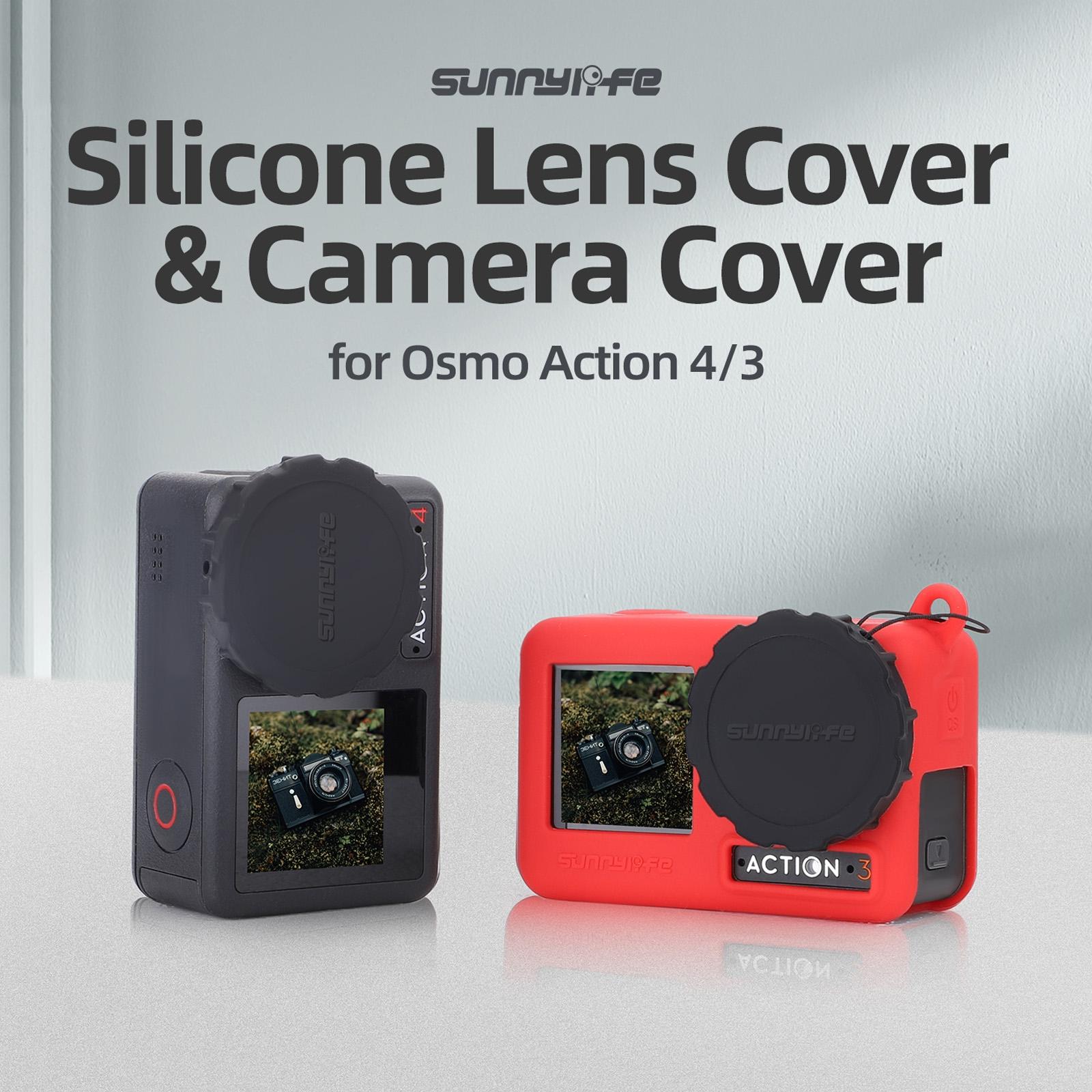 2-Pack Camera Lens Cap For Dji Action 3 / 4 - Scratch Resistant-1915196703359766529