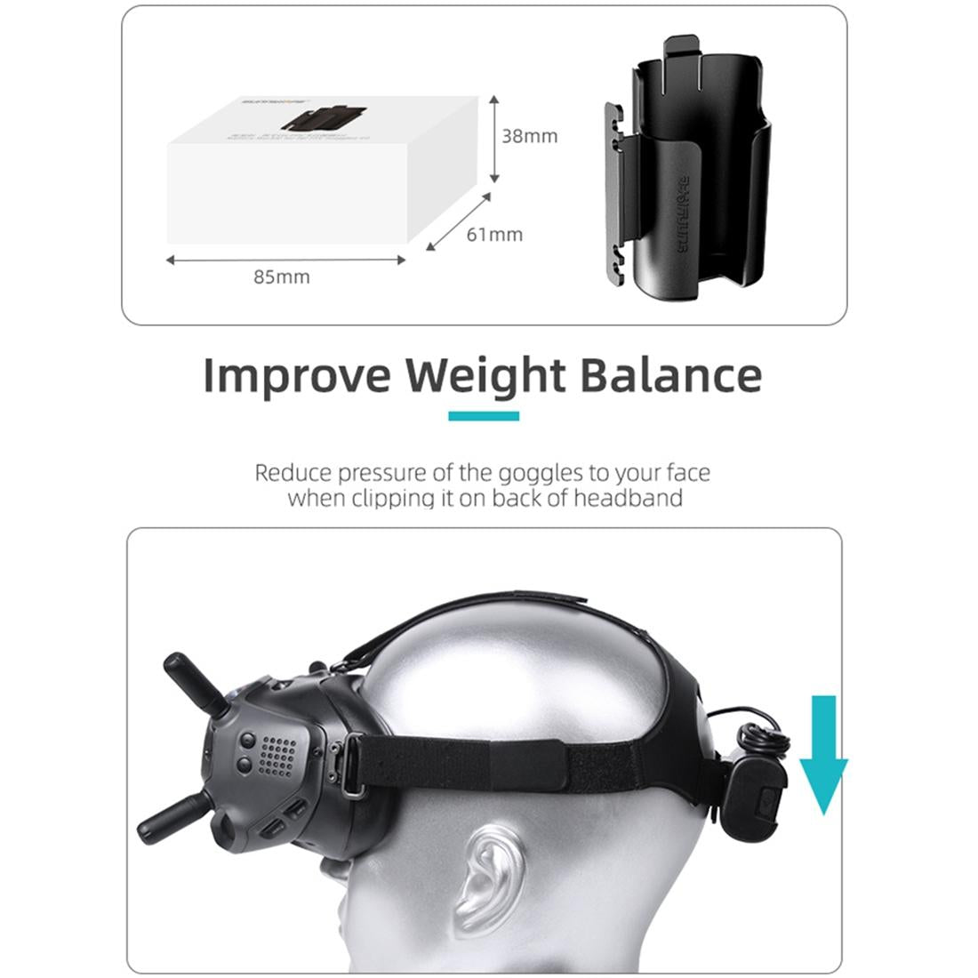 Protective Battery Clip Holder For Dji Fpv Goggles V2-1915196672204476419