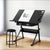 Artiss Drawing Desk Stool Set Drafting Table Adjustable Angle Tilt Drawers Black