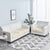 Anyhouz Sofa Cover Beige Polyester Thick Stretchable Cushion For Living Room 1Pc Normal Size 45-60cm