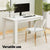 1 Artiss Dining Table and 4 Chairs Set White Wood