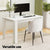 1 Artiss Dining Table and 4 Chairs Set White Sherpa