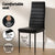 1 Artiss Dining Table and 4 Chairs Set Rectangle Metal