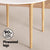 1 Artiss Dining Table and 4 Chairs Set White Wood