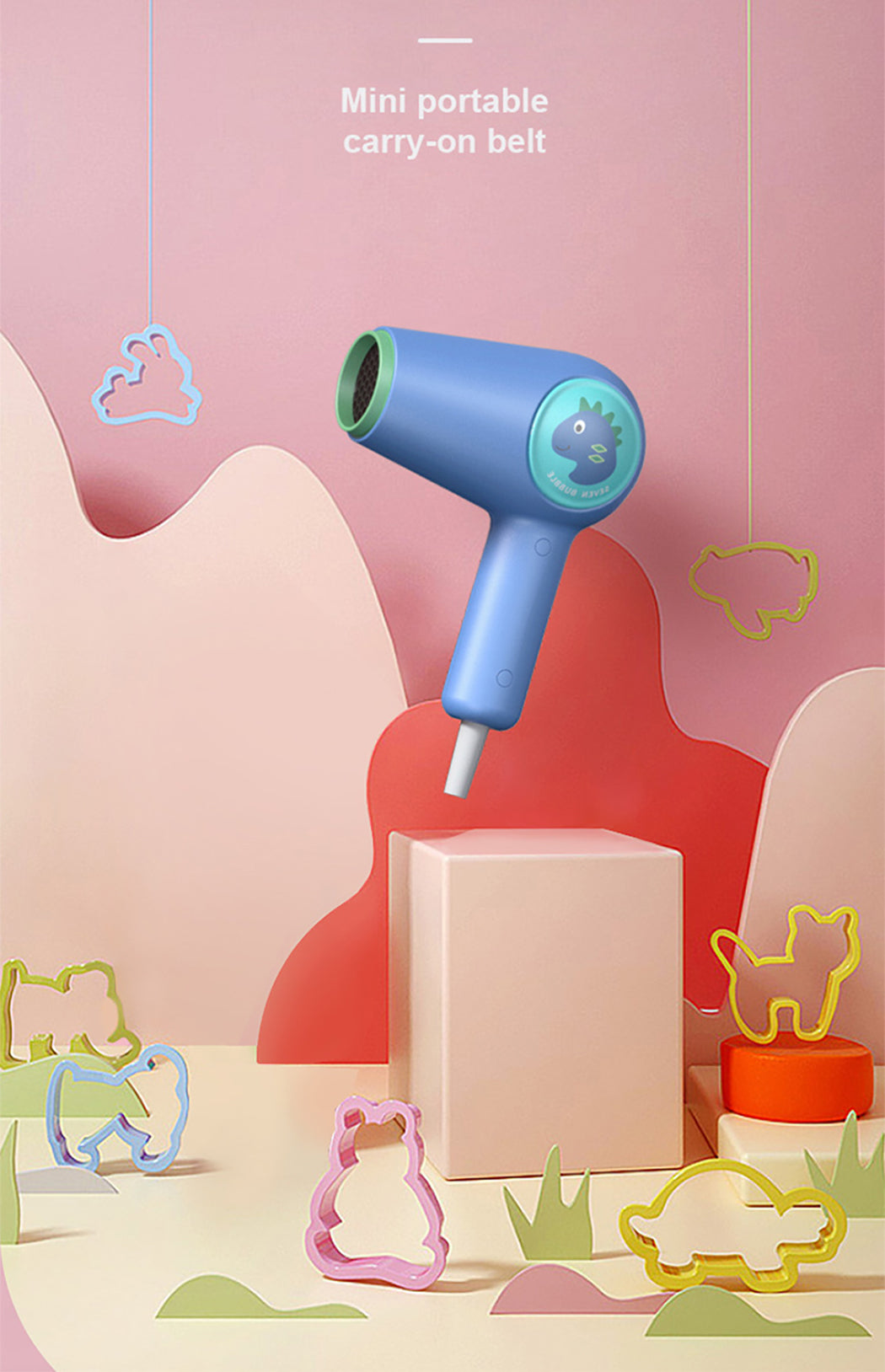 Seven Bubble ultra quiet Kids Hair Dryer-1954803088414085121