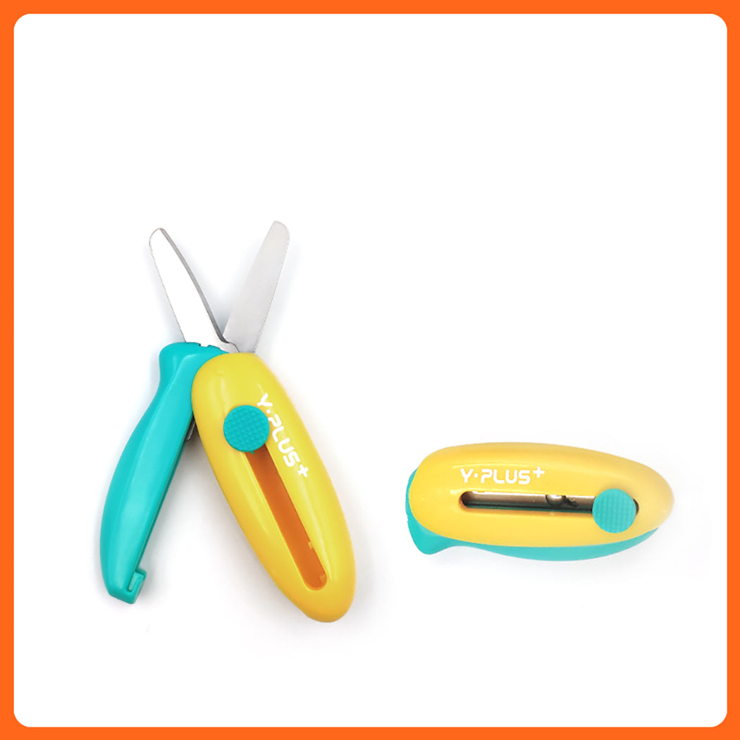 YPlus Cuckoo Spring-Action pocket Scissors-1973194200086351872