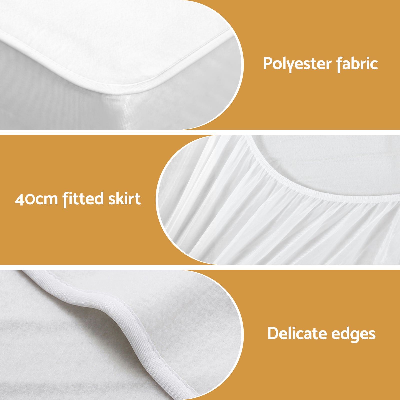 Giselle Electric Blanket King Single Heated Fully Fitted Washable Pad Winter Warm