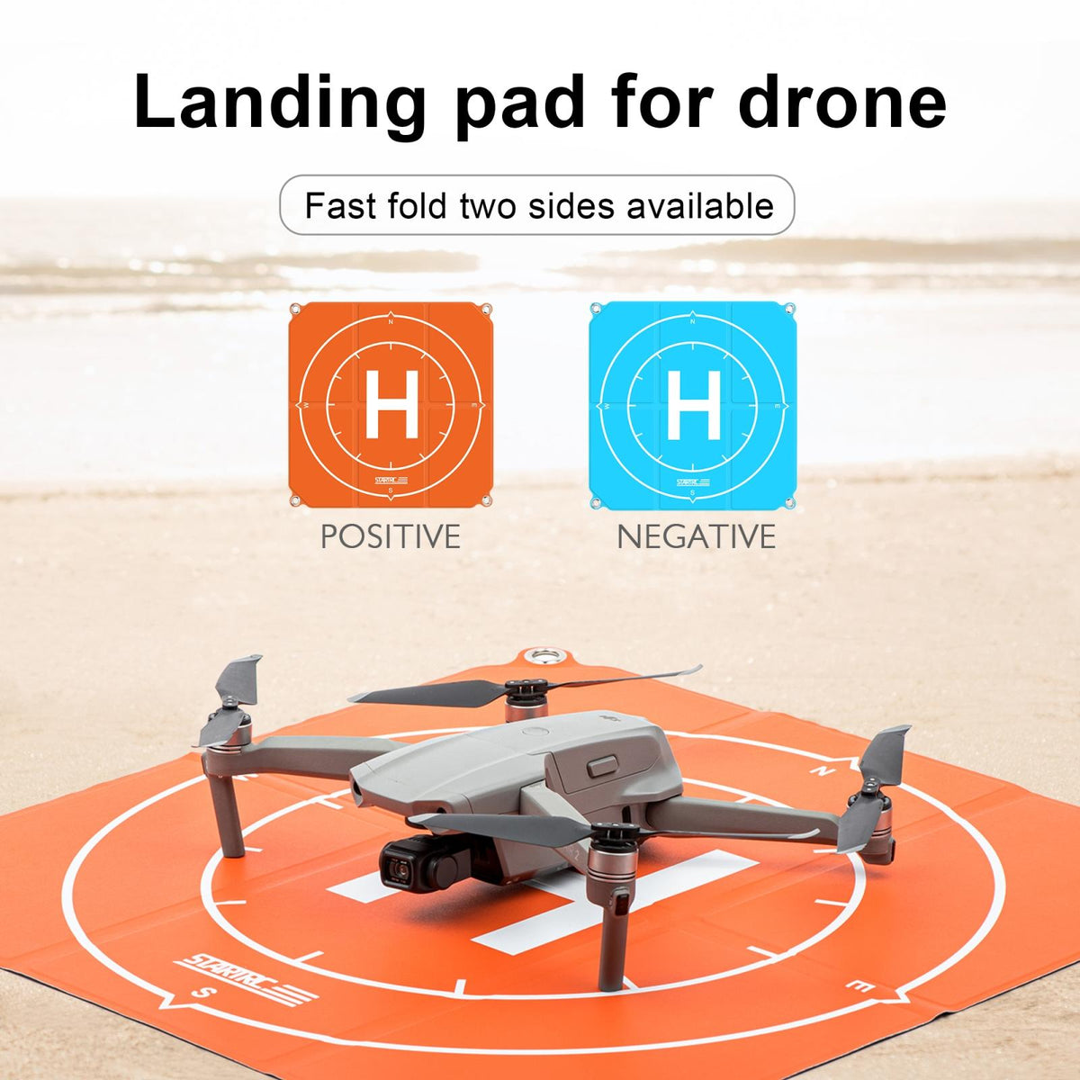 Universal Foldable Landing Pad For Drones - Portable Square Design-1915196875175235586